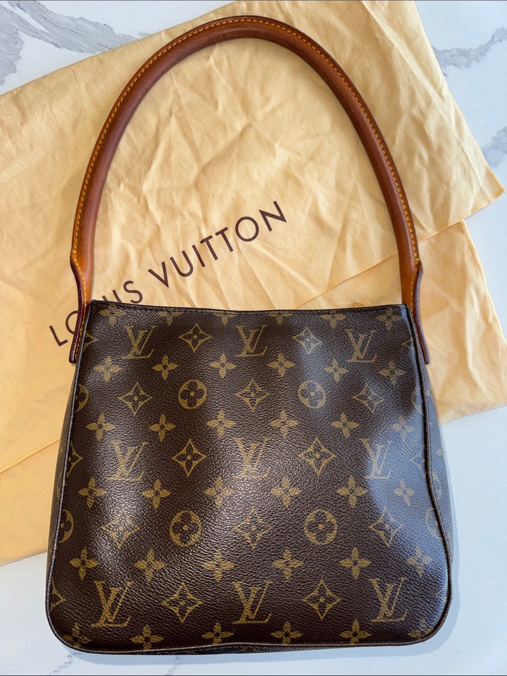 Louis Vuitton MM vintage looping bag monogram